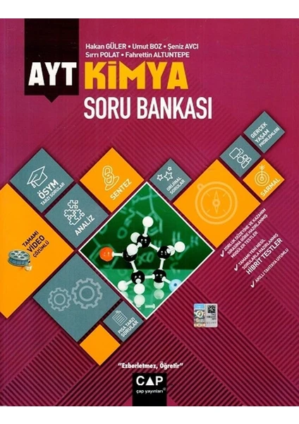 Çap Yayınları AYT Kimya Soru Bankası