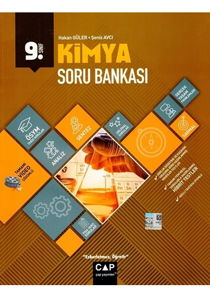 Çap Yayınları 9. Sınıf Anadolu Lisesi Kimya Soru Bankası