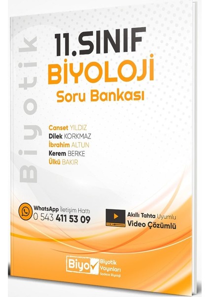 Biyotik Yayınları  11.Sınıf Biyoloji Soru Bankası