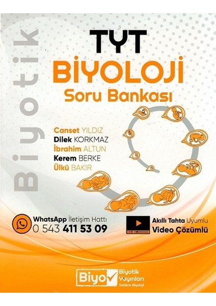 Biyotik Yayınları  TYT  Biyoloji Soru Bankası