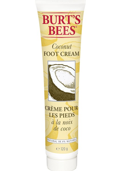 Burt's Bees Coconut Foot Cream / Hindistan Cevizi Ve E Vitamini İçeren Ayak Kremi 120Gr