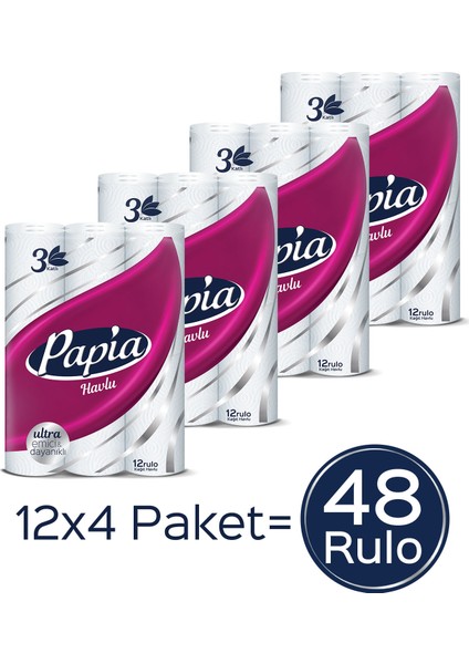 Kağıt Havlu Jumbo Paket 48 Rulo