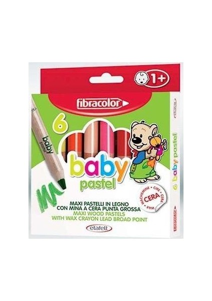 Baby Pastel 6 Renk 1 Yaştan İtibaren Kullanılabilir
