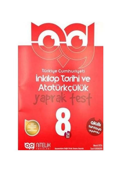 8. Sınıf İnkılap Tarihi ve Atatürkçülük Yaprak Test