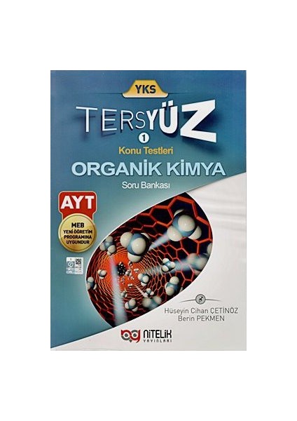 AYT Tersyüz Organik Kimya Soru Bankası - Berin Pekmen, Hüseyin Cihan Çetinöz