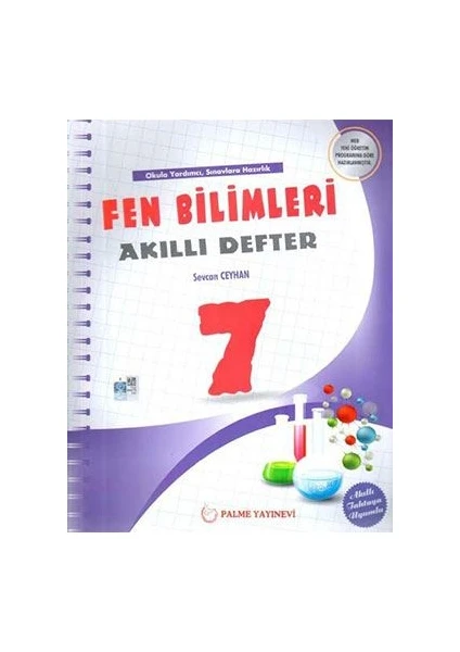 Palme Yayıncılık 7. Sınıf Fen Bilimleri Akıllı Defter