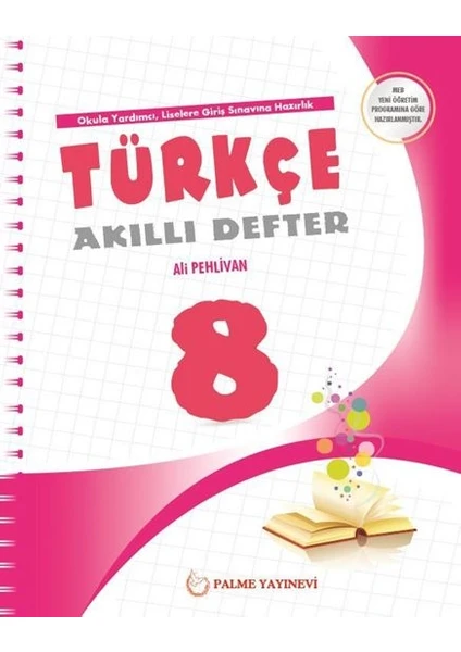 Palme Yayıncılık 8. Sınıf Türkçe Akıllı Defter