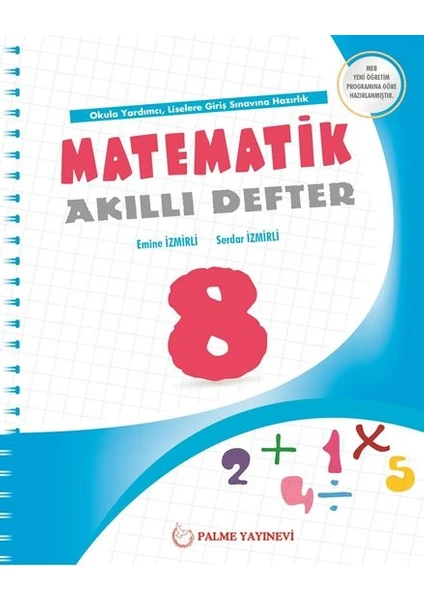 Palme Yayıncılık 8. Sınıf Matematik Akıllı Defter