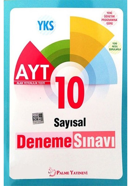 Palme Yayıncılık AYT Sayısal 10 Deneme Sınavı