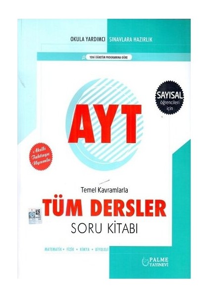 AYT Sayısal Temel Kavramlarla Tüm Dersler Soru Kitabı