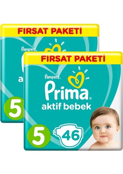 Büyük Fırsat Paketi 5 Numara 92 Adet ( 46 x 2 ) 11-16 kg