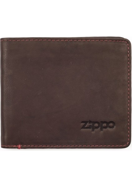 Z-2005117 Leather Bi-Fold Wallet Çakmak