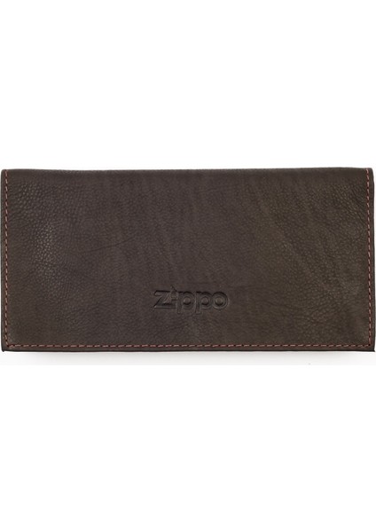 Leather Tri-Fold Tobacco Pouch Çakmak