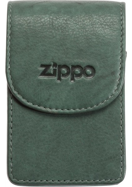 Leather Cigarette Case Green Çakmak