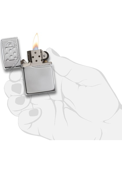 167 Zippoer Design Çakmak Çevre Dostu Hediye Kutusunda Yüksek Parlaklıkta Çelik indirimleri