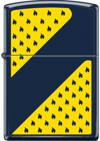 Yellow And Navy Design Çakmak