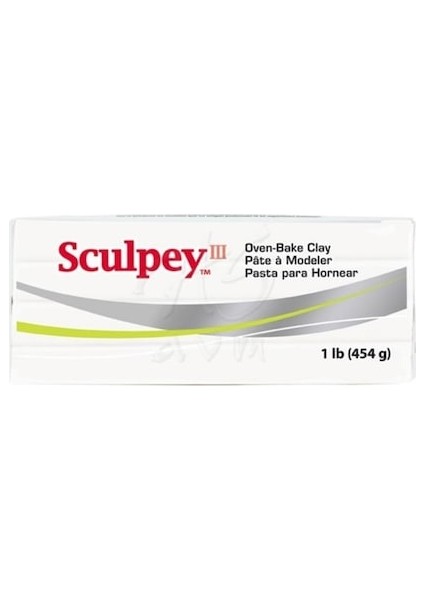 Iıı Polimer Kil Polymer Clay 454G Beyaz