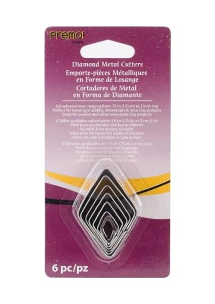 Kil Bıçak Seti Elmas Metal 6 Parça Amm1022