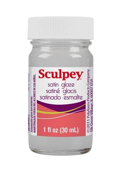 Parlak Satin Kil Verneği Saten Sır 30 Ml. Fırınlanabilir