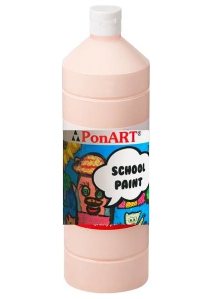 School Paint Tempera Guaj Boya 1000 ml. PSP-2224 TEN RENGİ