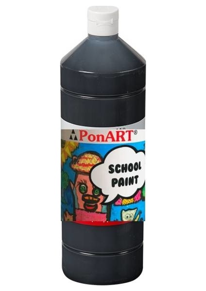 School Paint Tempera Guaj Boya 1000 ml. PSP-2260 SİYAH