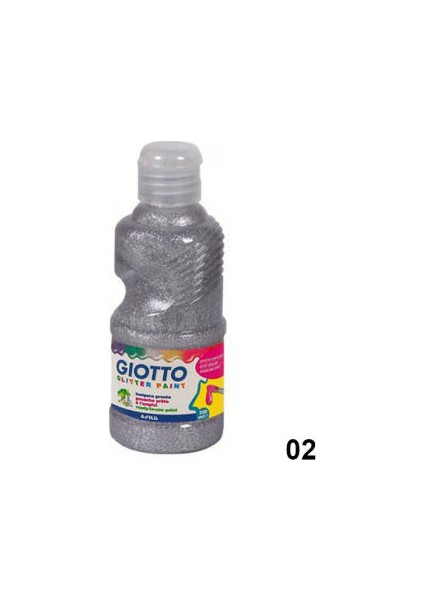 Glitter Paint Simli Boya 250 ml. GÜMÜŞ