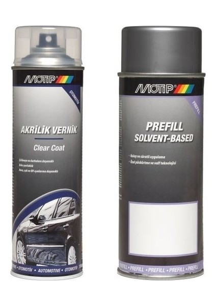 Mitsubishi Kod:W54 Sedef Beyaz Sprey Rötuş Boya Seti