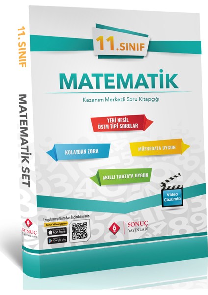 Sonuç Yayınları  11.Sınıf Matematik Kazanım Merkezli Soru Bankası 2020