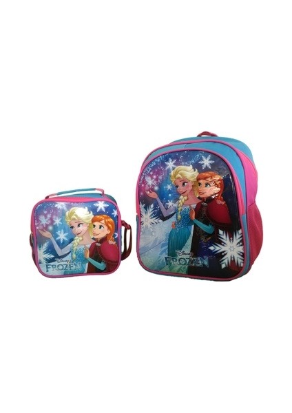 Frozen Okul Çantası Beslenme Çantası 2'li Set