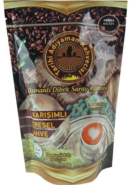 Tari̇hi̇ Adıyaman Kahveci̇si̇ Damla Sakızlı Osmanlı Di̇bek Saray Kahvesi̇ 250gr 4 Adet fiyatları