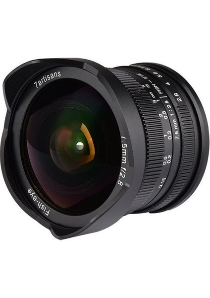 7.5mm F2.8 APS-C Fisheye Fixed Lens (M43 Panasonic ve Olympus Mount)