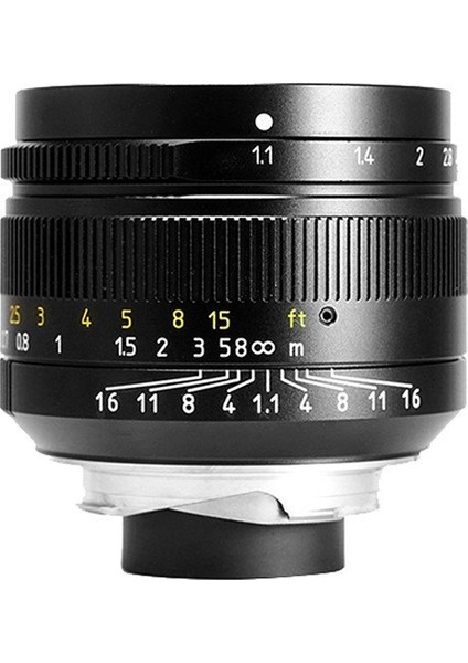 50mm F1.1 Fixed Lens (Leica M-mount) Siyah