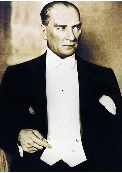 Smokinli Atatürk Kanvas Tablo