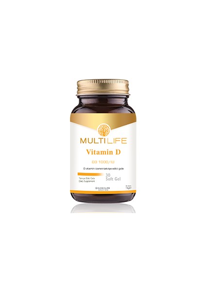 Multilife D Vitamin 30 Kapsül