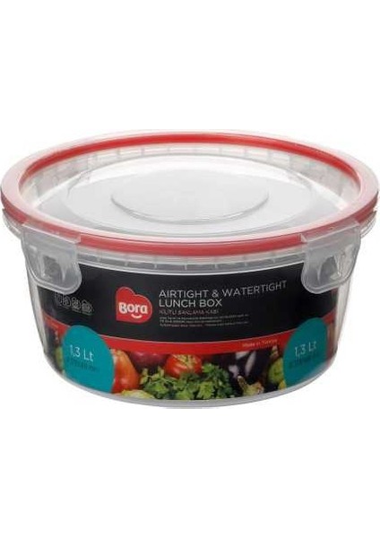 Click Yuvarlak Saklama Kabı 1300 ML BO826