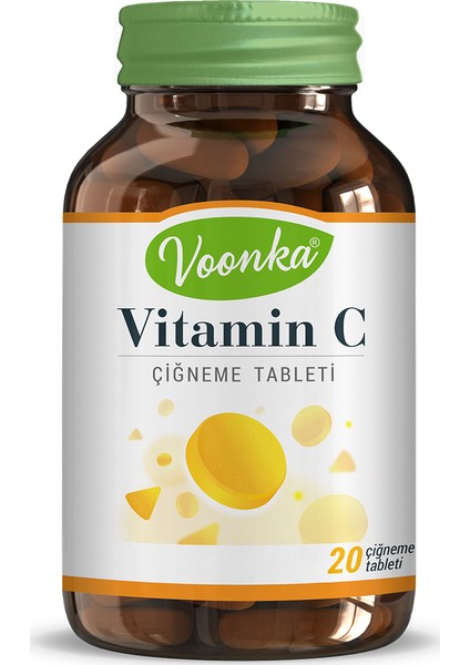 Vitamin C Çiğneme Tableti 20 Tablet