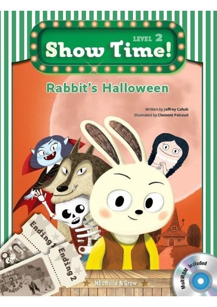 Build & Grow Rabbit'S Halloween (Sb+Wb+Multirom) (Show Time Level 2) - Jeffrey Cahak