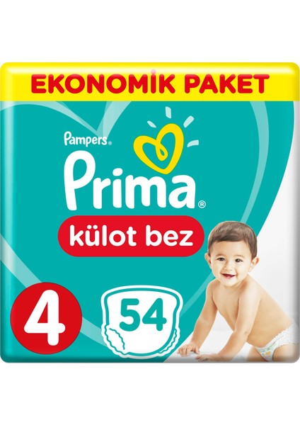 Külot Bebek Bezi 4 Beden 54 Adet Maxi Ekonomik Paket