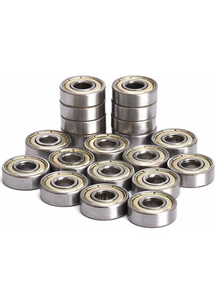 608ZZ Metal Mühürlü Çok Amaçlı Bilye Rulman 7 x 8 x 22 mm 30'lu