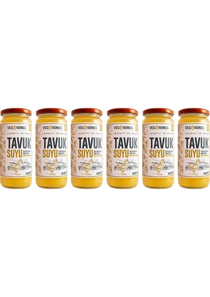 Veg&bones Tavuk Suyu 480ml 6'LI Paket