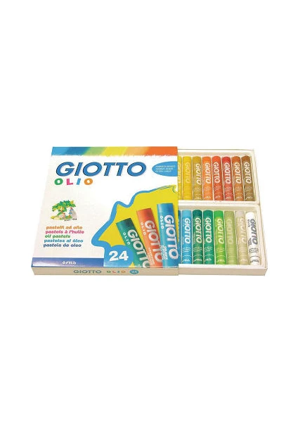 Olio - Yağlı Pastel (Silindir) 24 Renk