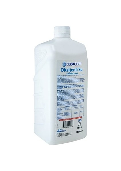 Oksijenli Su Antibakteriyel Çözelti 1000 ml