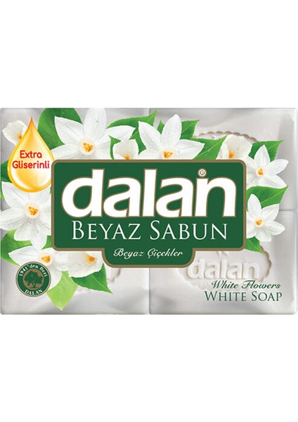 Banyo Sabunu Beyaz Çiçekler 4 ADET*150 G