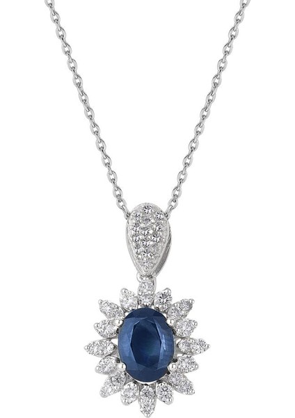 Safir Güneş Kolye Pn050