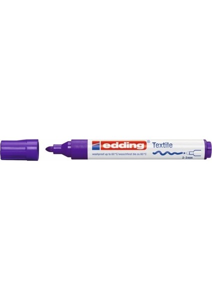 4500 Tekstil Kumaş Boyama Kalemi Violet