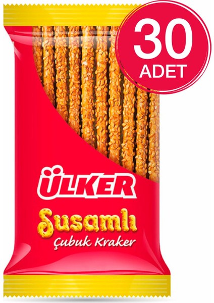 Susamlı Çubuk Kraker 40 gr x 30 Adet