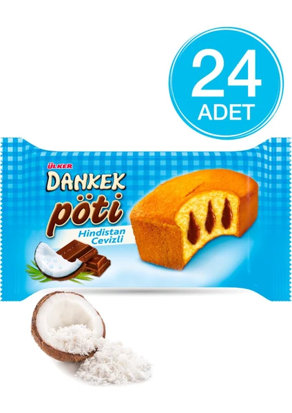 Dankek Pötikek Hindistan Ceviz Kek 35 gr x 24'lü