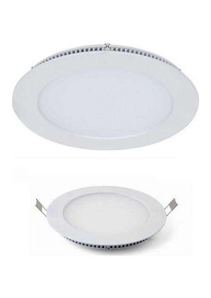Sıva Altı LED Panel Spot 6 W Yuvarlak 6500K Beyaz Işık Braytron - BP01-30630