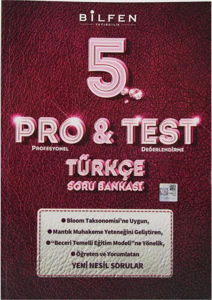 Bilfen Yayınları 5. Sınıf Pro&Test Türkçe Soru Bankası