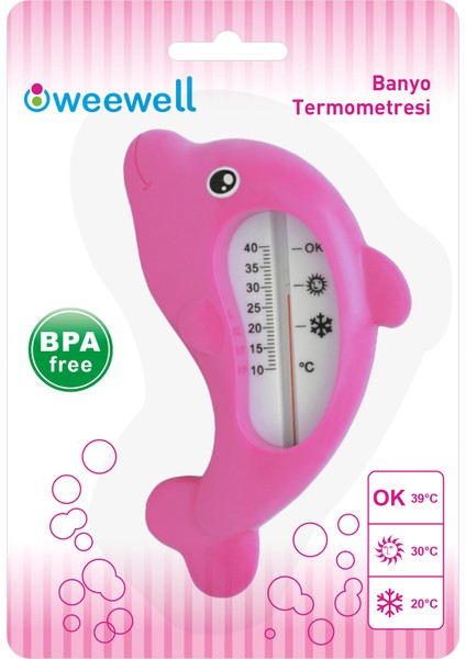 WTB102 Banyo Termometresi Pembe